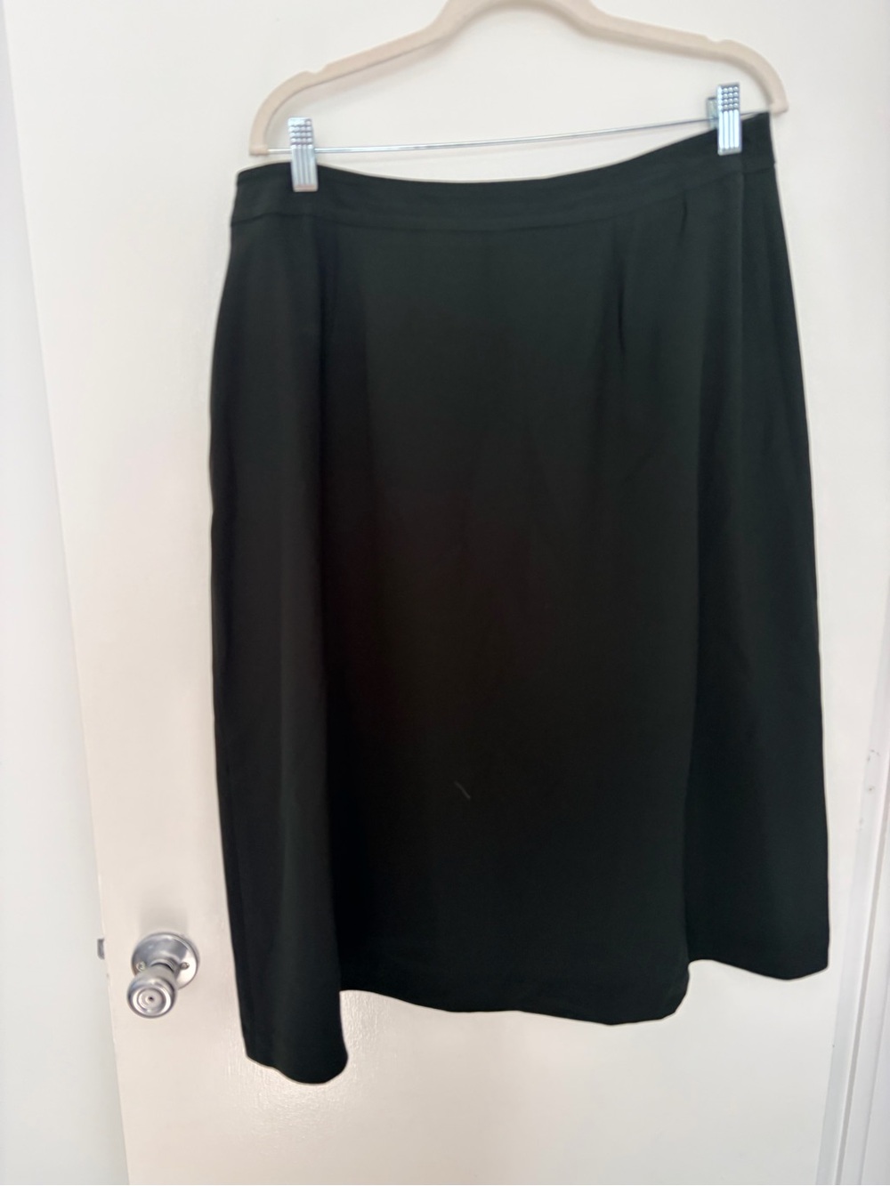 Kate Hill Forest Green Midi Skirt Women’s 16W Plus Size Straight Side Zip